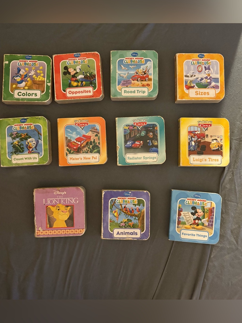 Disney Mini Board Book Bundle – 11 Books | Toddler Learning Books